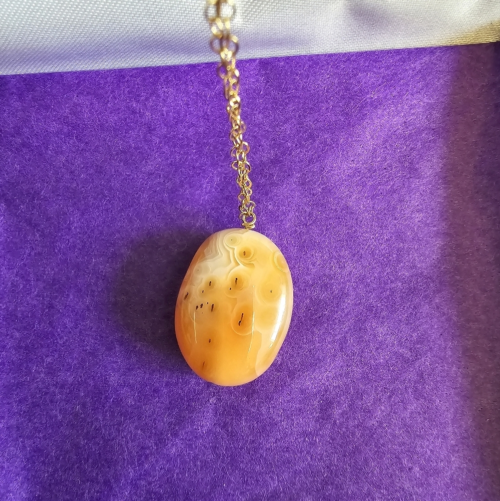 Carnelian custom necklace